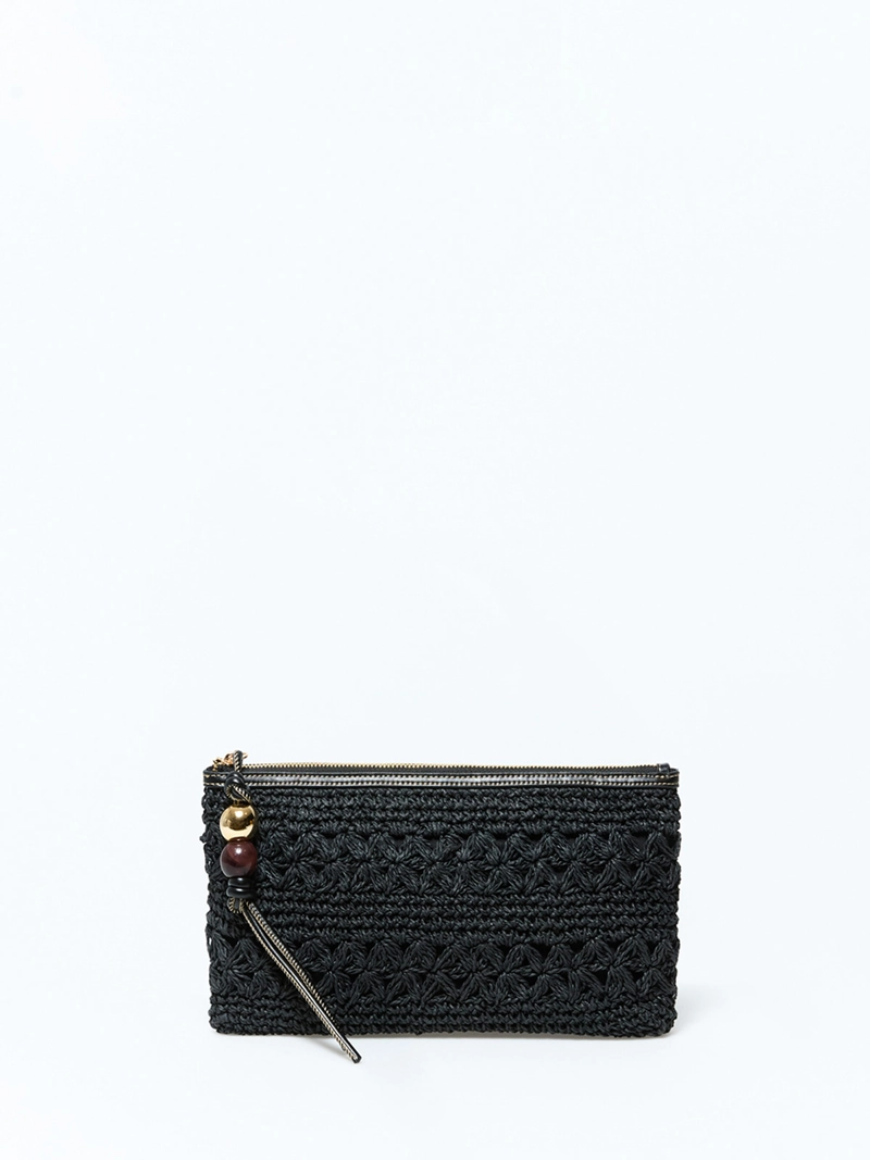 CARTERA MUJER SFERA RAFIA NATURAL - 1