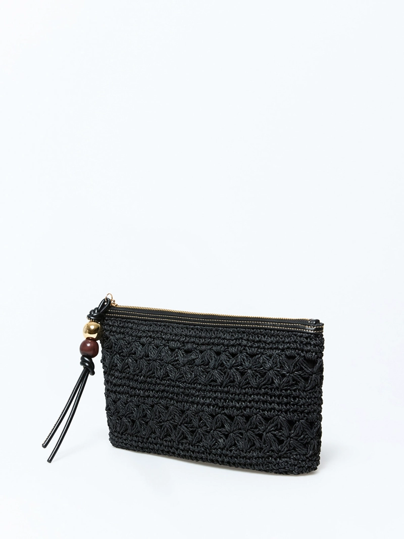CARTERA MUJER SFERA RAFIA NATURAL - 2
