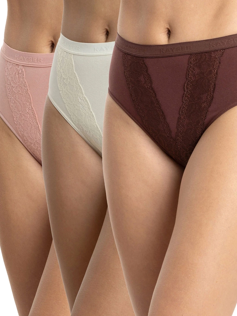 PACK X3 CALZÓN MUJER KAYSER ALGODÓN