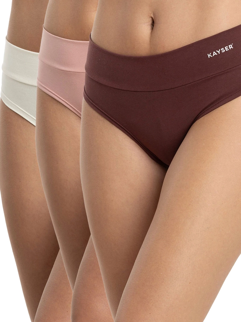 PACK X3 PANTALETA MUJER KAYSER ALGODÓN