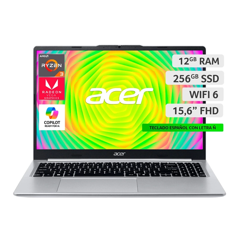 NOTEBOOK ACER ASPIRE LITE AL15-46P-R7M1-1 AMD RYZEN 3 12GB RAM 256GB SSD 15.6” - 2