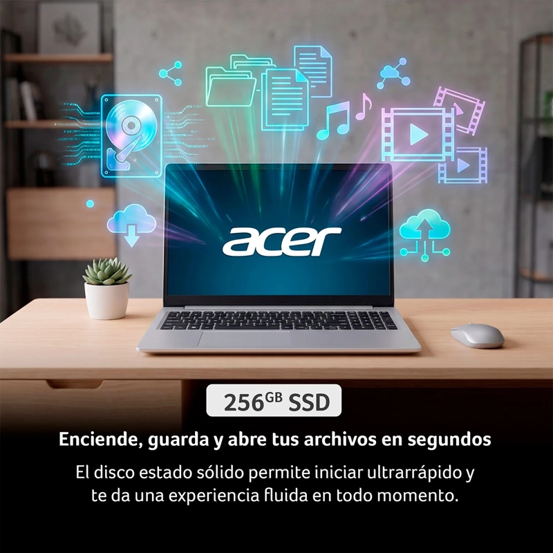 NOTEBOOK ACER ASPIRE LITE AL15-46P-R7M1-1 AMD RYZEN 3 12GB RAM 256GB SSD 15.6” - 6