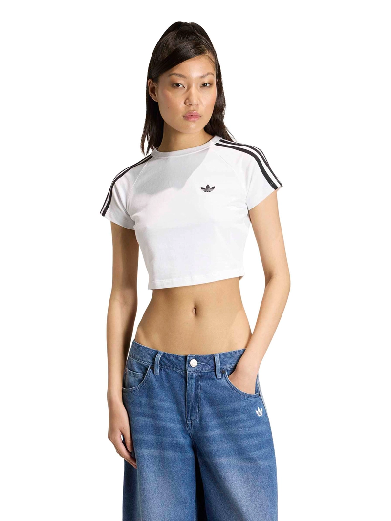 POLERA MUJER ADIDAS ALGODÓN SST BABY
