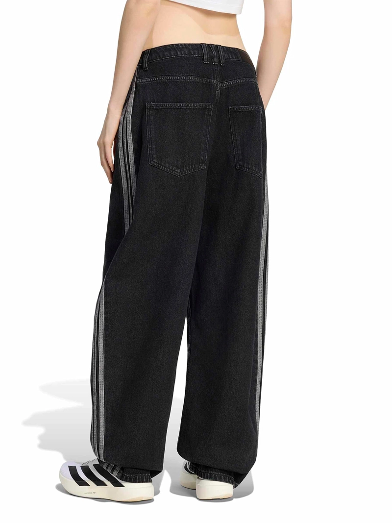 PANTALÓN MUJER ADIDAS ALGODÓN BARREL TIRO ALTO - 3