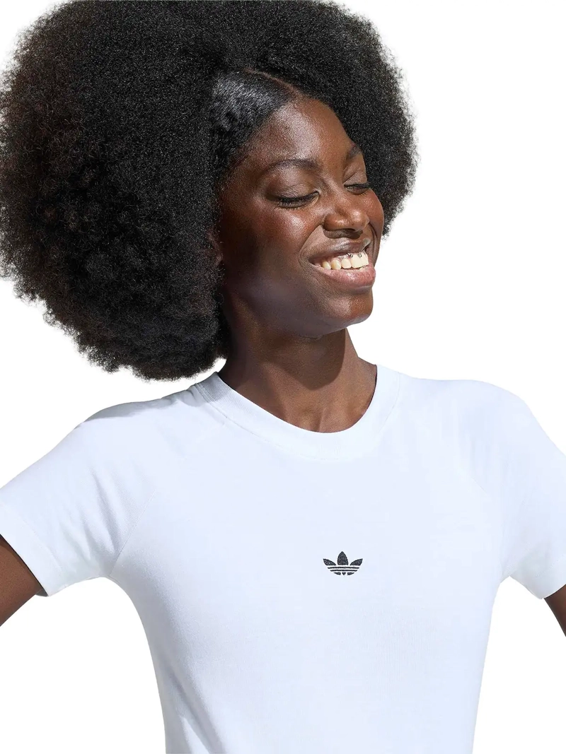 POLERA MUJER ADIDAS MANGA CORTA ESSENTIALS SLIM FIT - 5