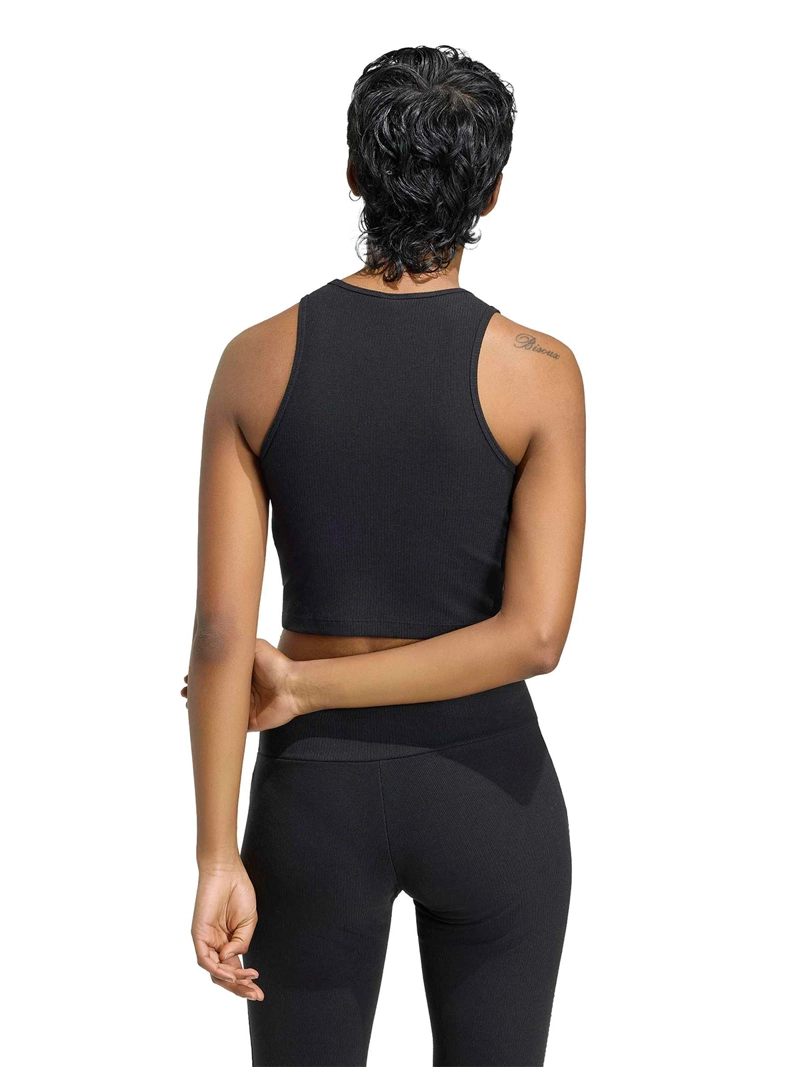 POLERA MUJER ADIDAS SIN MANGAS ACANALADA - 2