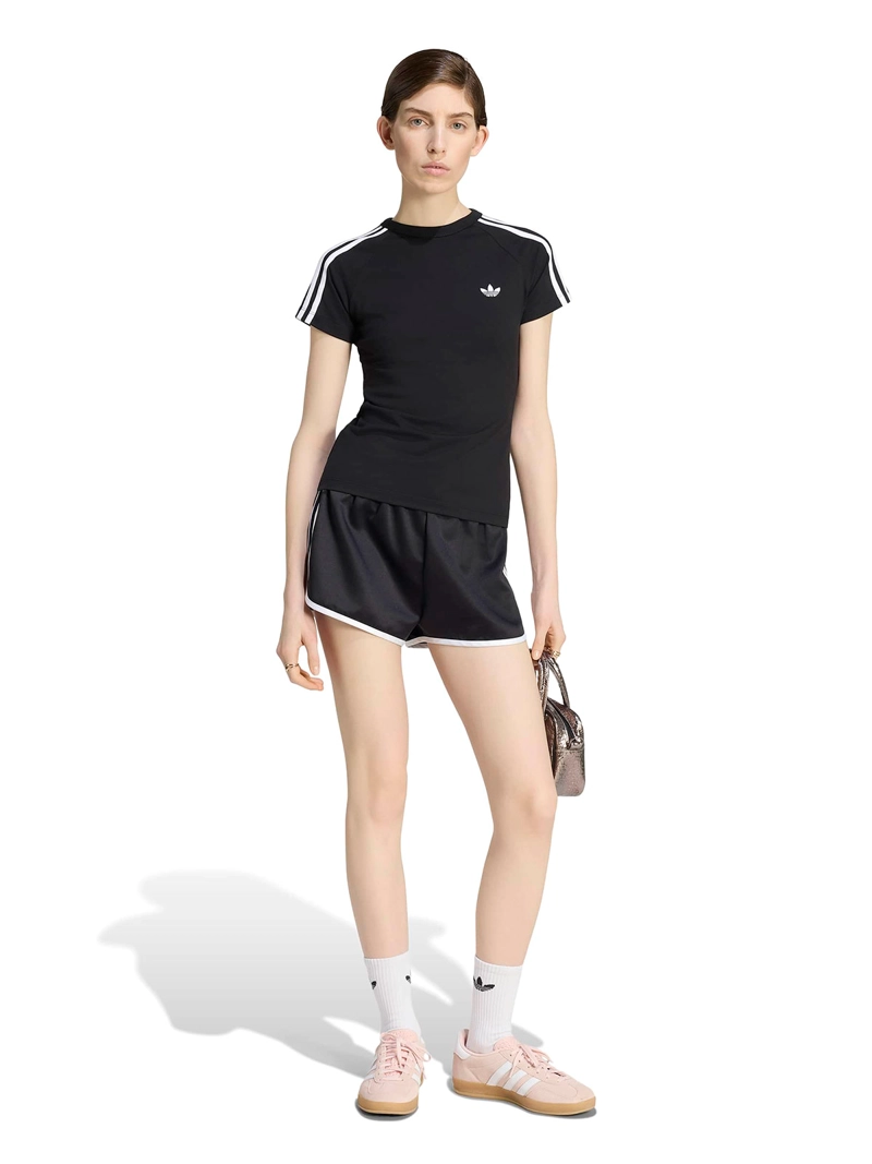 POLERA MUJER ADIDAS ALGODÓN CLÁSICA CEÑIDA - 5