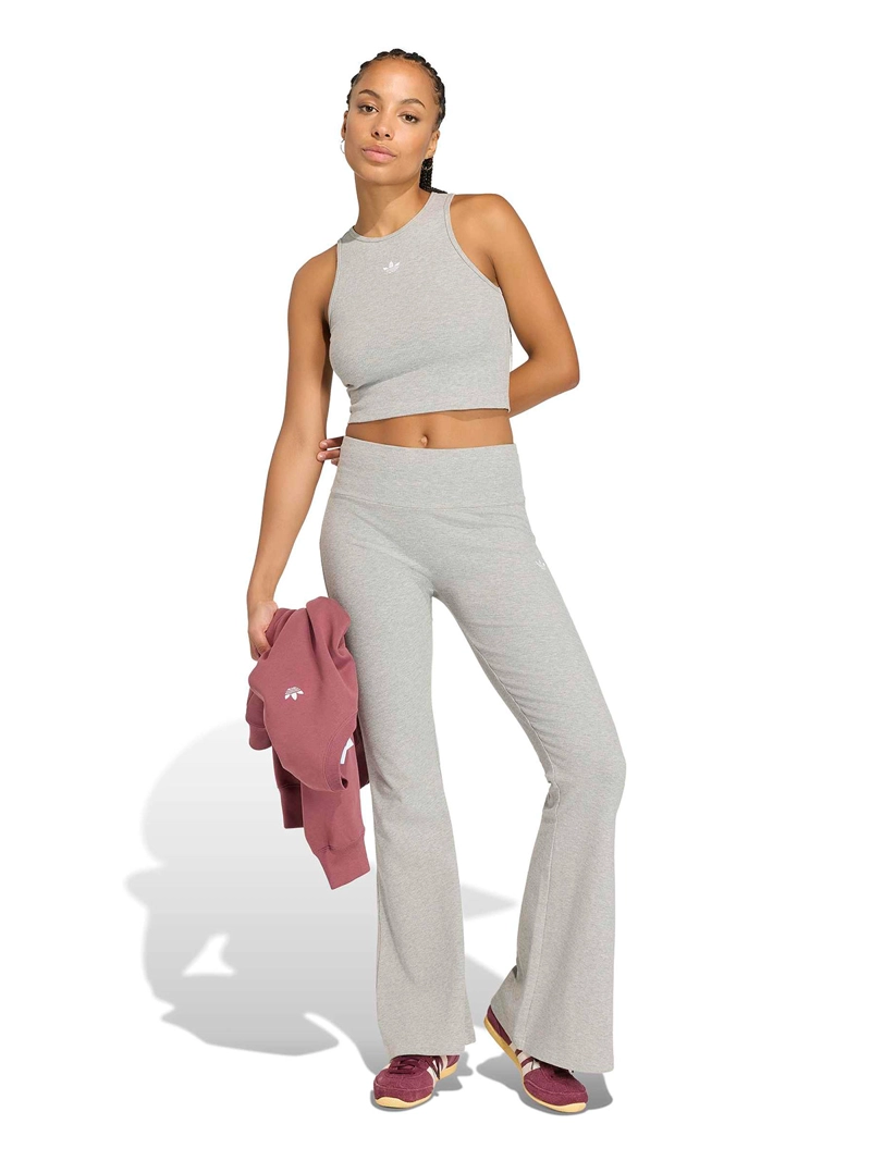 POLERA MUJER ADIDAS SIN MANGAS ACANALADA - 5