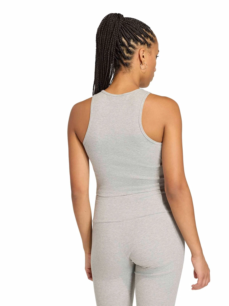 POLERA MUJER ADIDAS SIN MANGAS ACANALADA - 2
