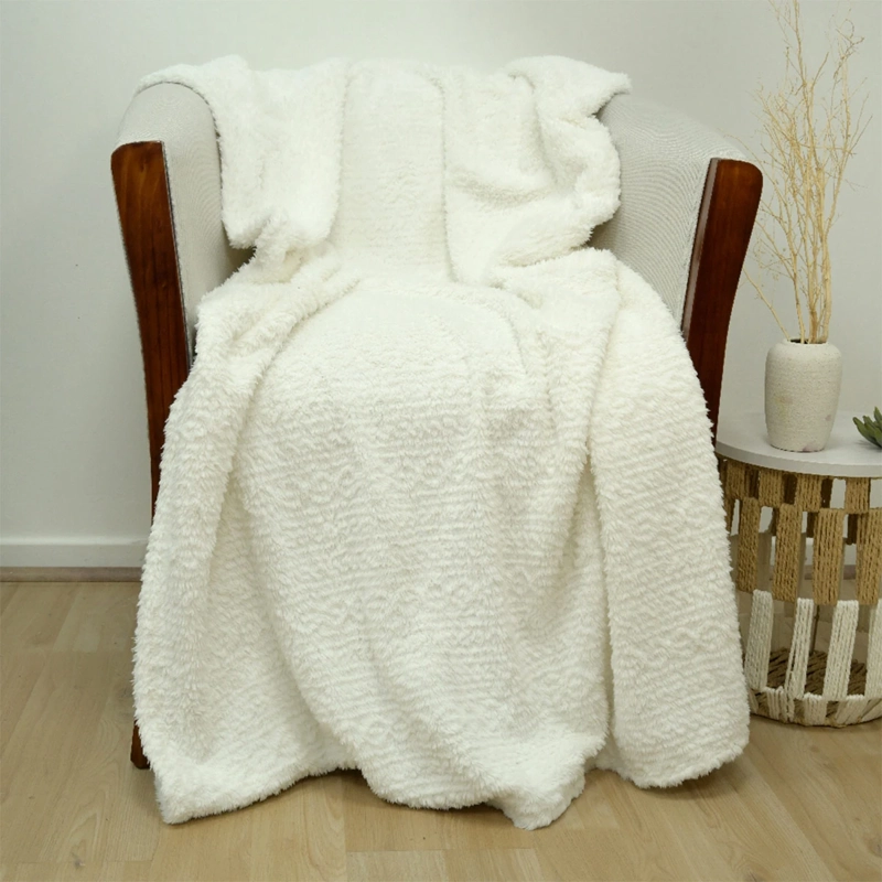 MANTA DORAL CHIPORRO TWO TONES BLANCO