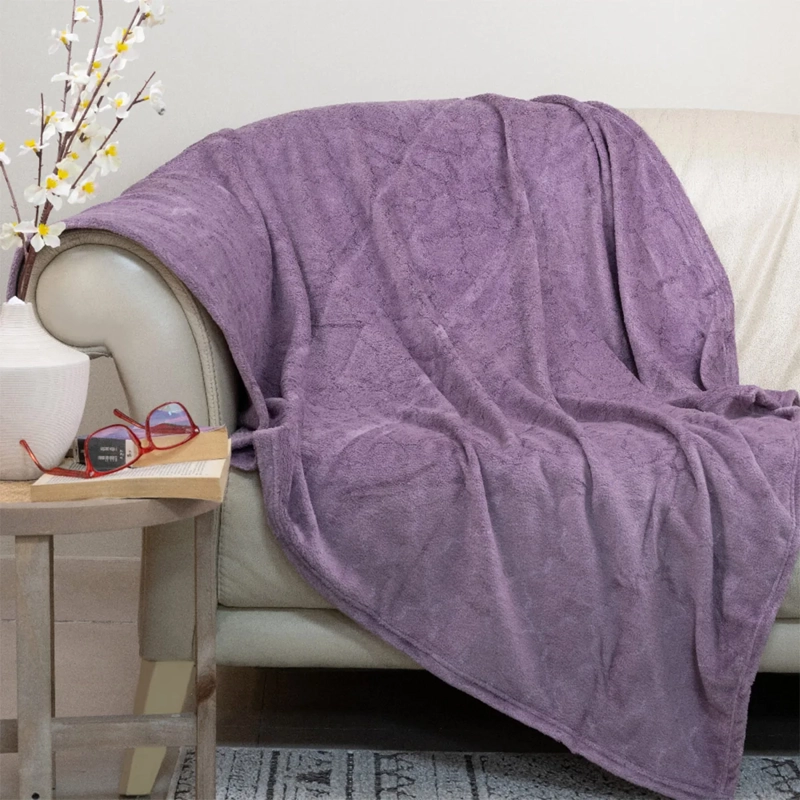 MANTA DORAL FLANNEL OUTBOSS SHERPA MORADO - 1