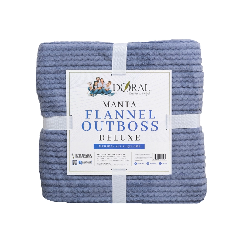 MANTA DORAL FLANNEL OUTBOSS SHERPA CELESTE - 4