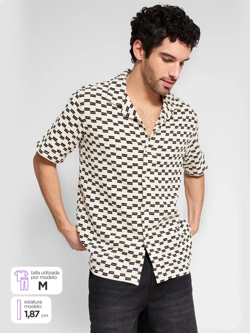 CAMISA HOMBRE SFERA MANGA LARGA - 1