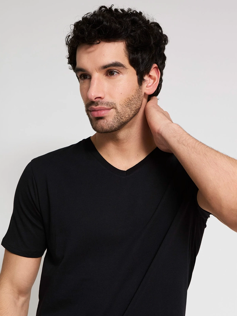 POLERA HOMBRE SFERA ALGODÓN MANGA CORTA - 3
