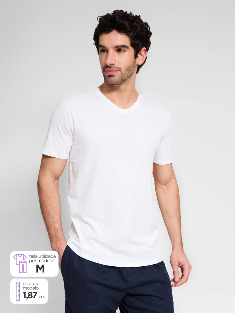 POLERA HOMBRE SFERA ALGODÓN MANGA CORTA - 1