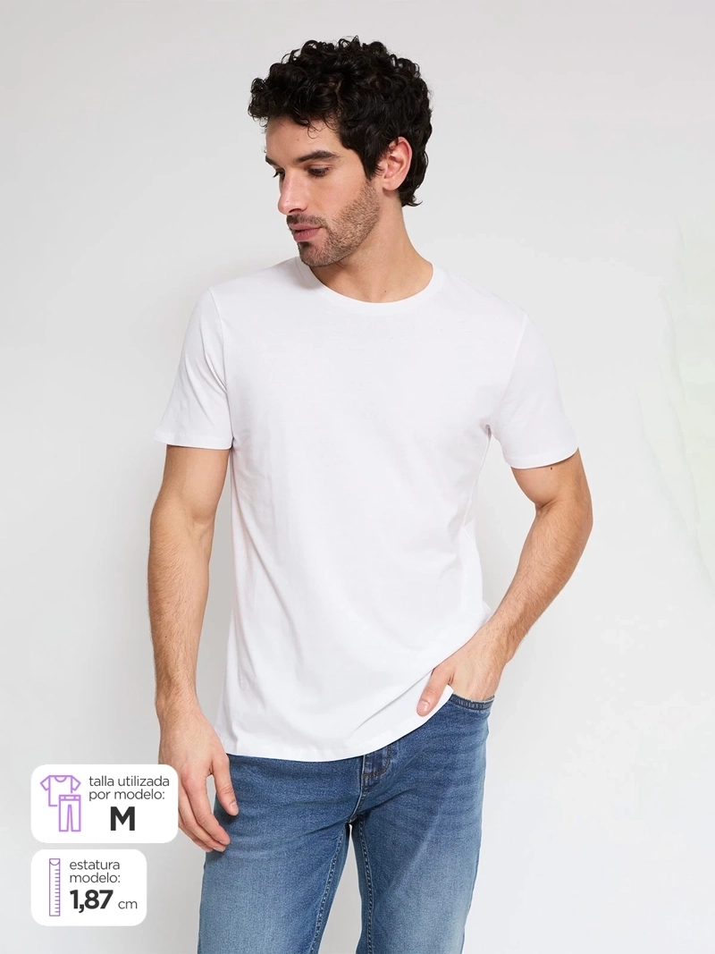 POLERA HOMBRE SFERA ALGODÓN MANGA CORTA - 1