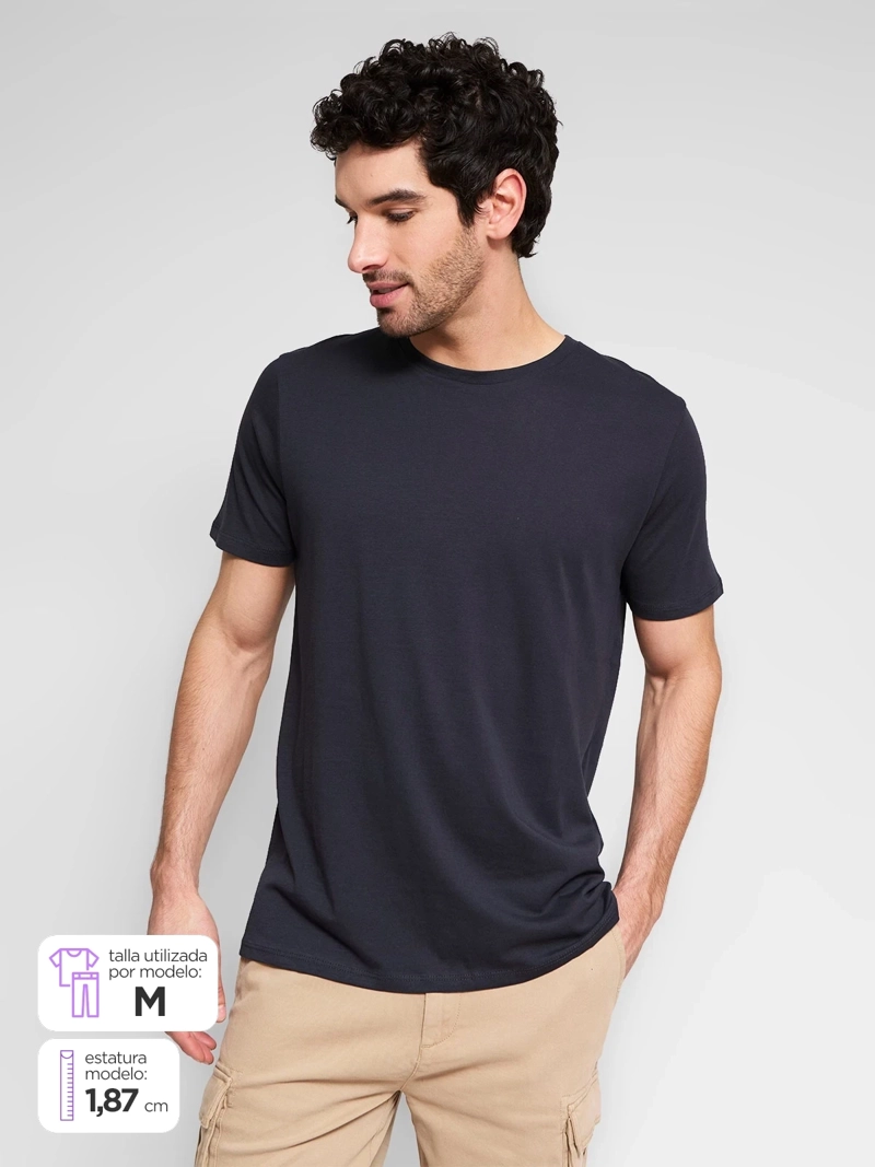 POLERA HOMBRE SFERA ALGODÓN MANGA CORTA - 1