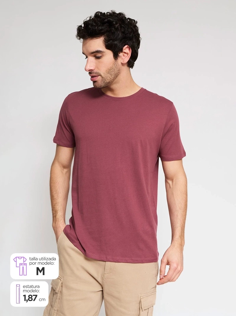 POLERA HOMBRE SFERA ALGODÓN MANGA CORTA