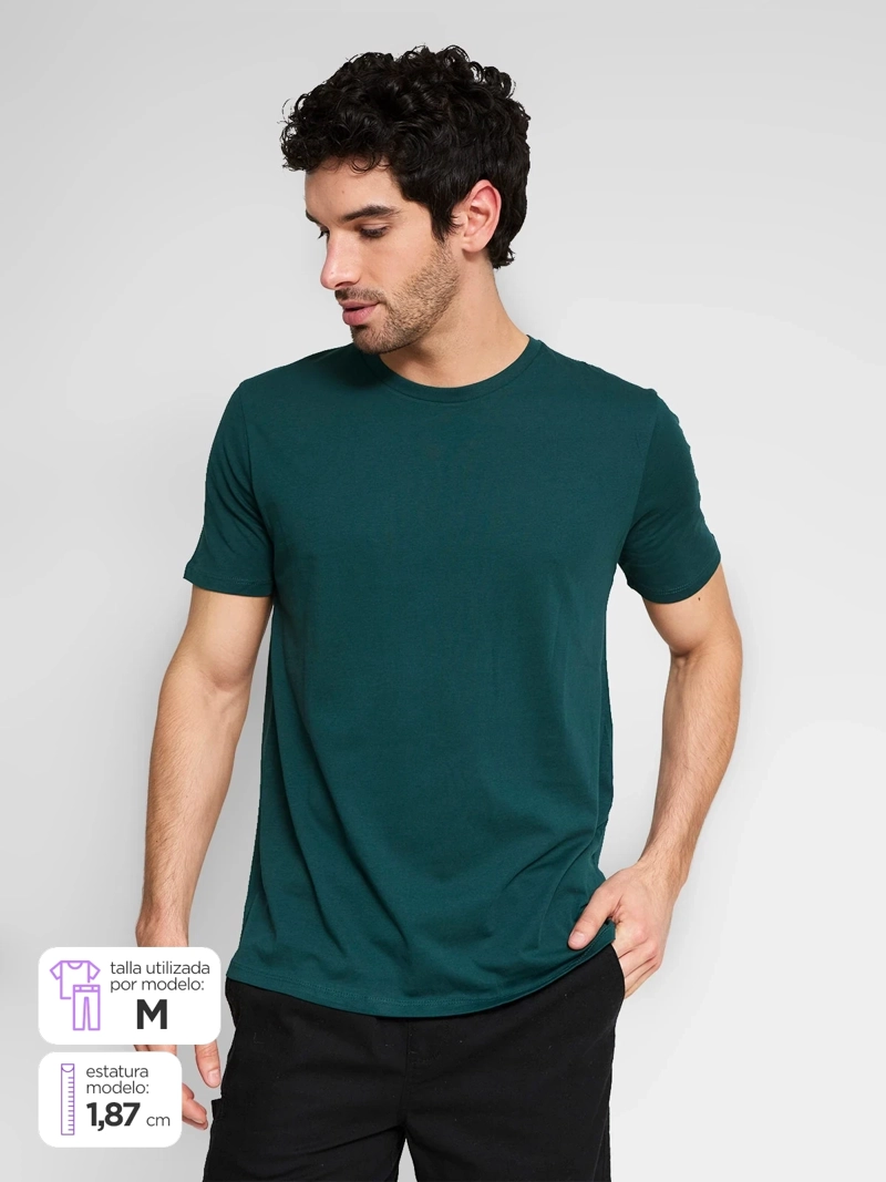 POLERA HOMBRE SFERA ALGODÓN MANGA CORTA - 1