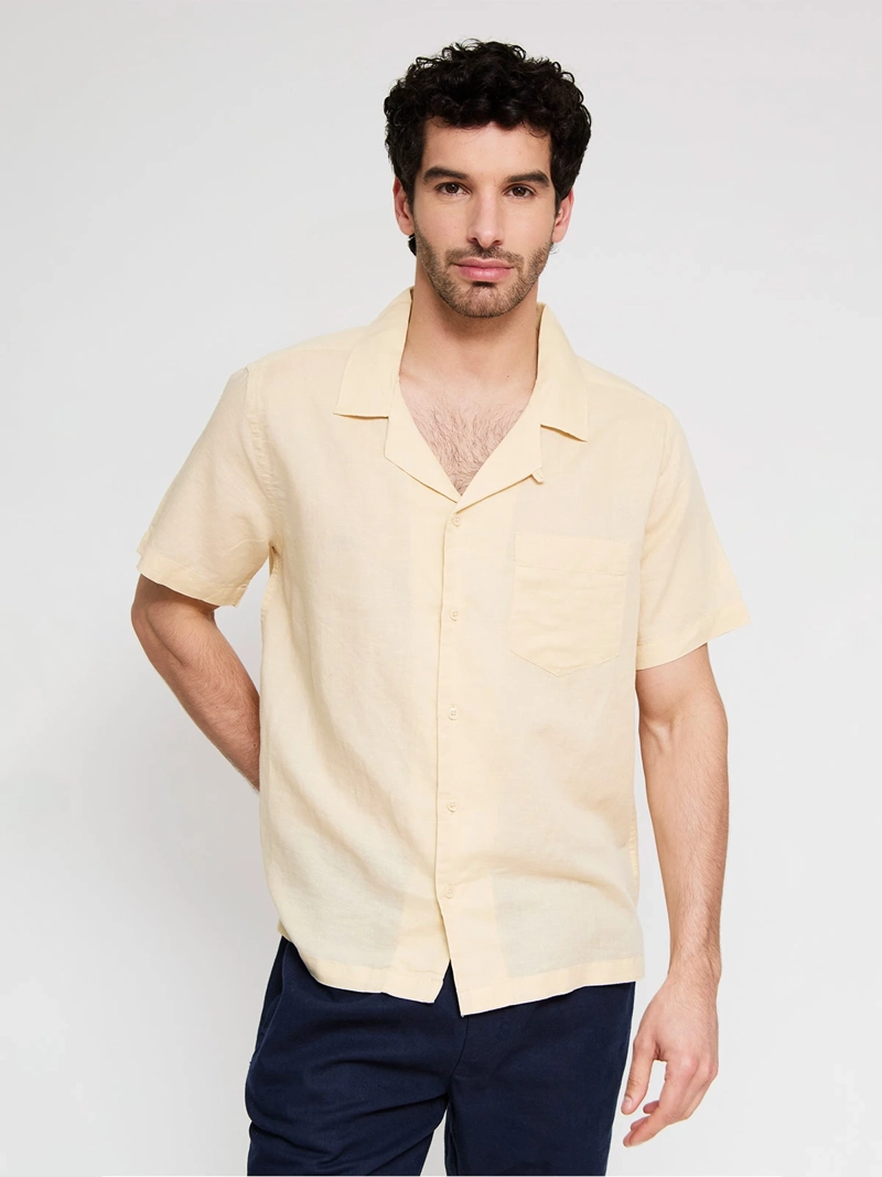 CAMISA HOMBRE SFERA LINO MANGA LARGA