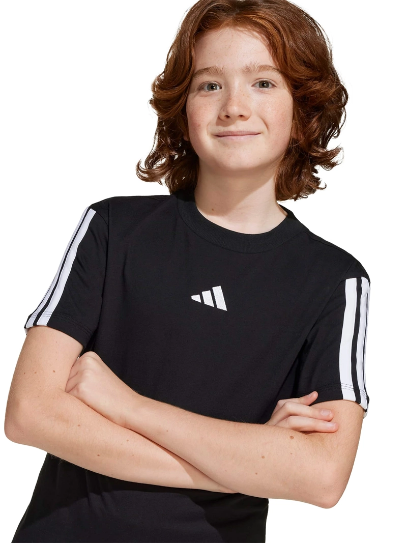 POLERA UNISEX ADIDAS ESSENTIALS TRES LINEAS MANGA CORTA - 5