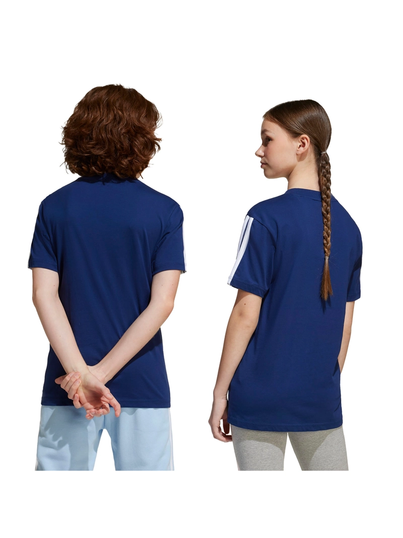 POLERA UNISEX ADIDAS MANGA CORTA ESSENTIALS TRES LINEAS - 2