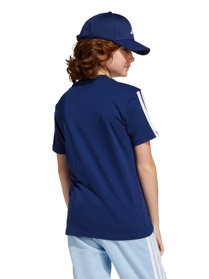 POLERA UNISEX ADIDAS MANGA CORTA ESSENTIALS TRES LINEAS - 4