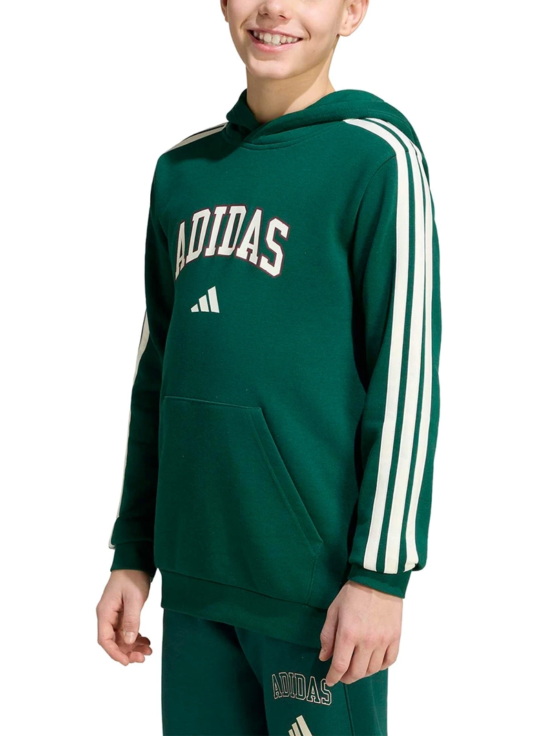 POLERÓN UNISEX ADIDAS CON GORRO GRAPHIC CODES COLLEGIATE  - 2