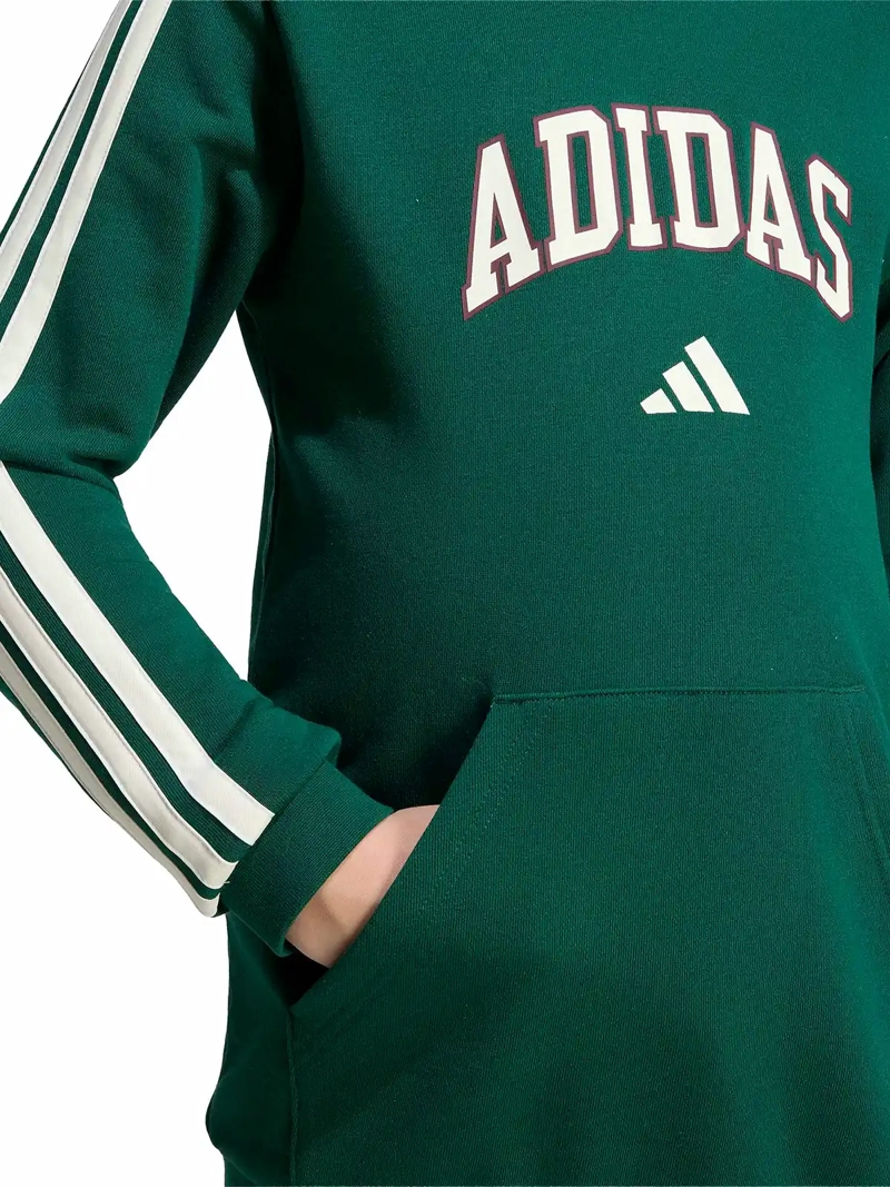 POLERÓN UNISEX ADIDAS CON GORRO GRAPHIC CODES COLLEGIATE  - 5