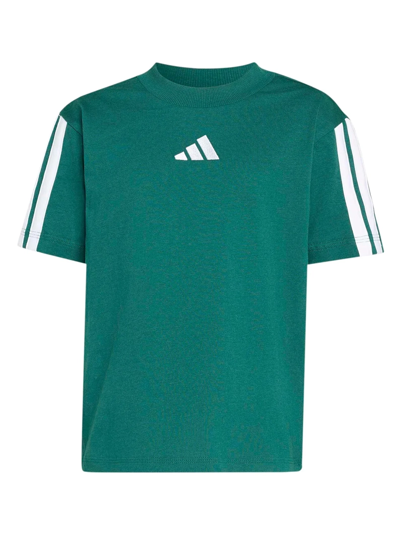 POLERA UNISEX ADIDAS MANGA CORTA TRES LINEAS ALGODÓN - 1