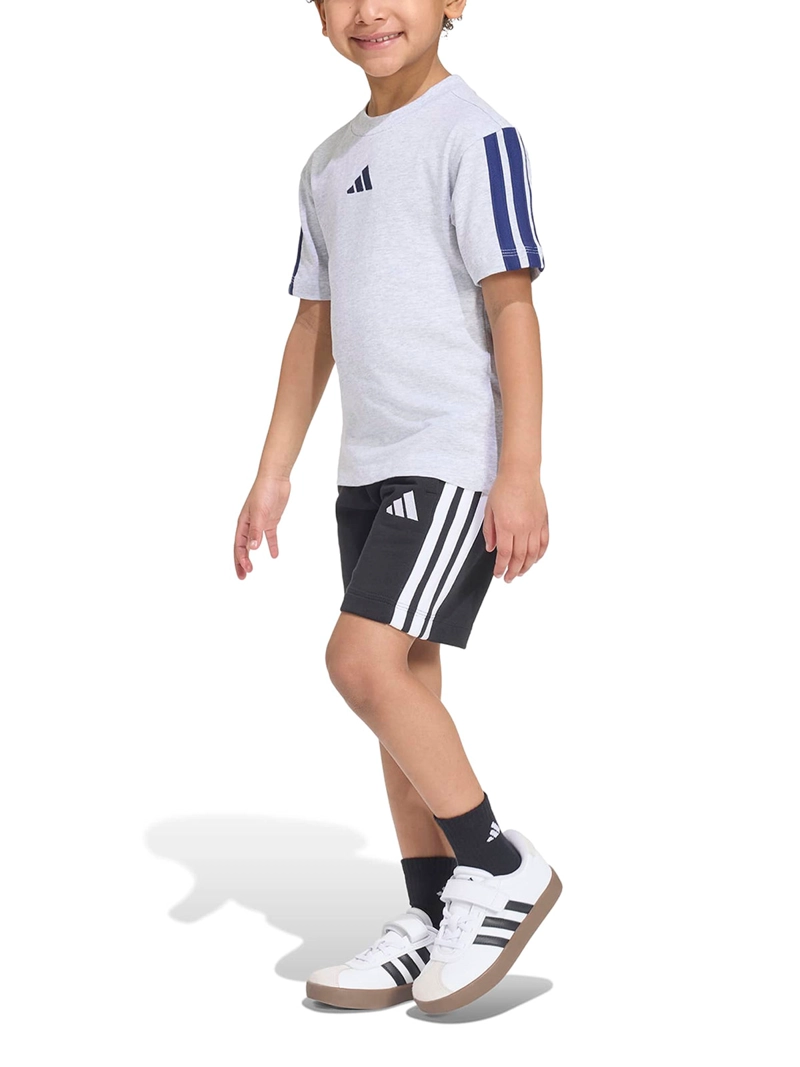 POLERA UNISEX ADIDAS MANGA CORTA TRES LINEAS ALGODÓN - 4