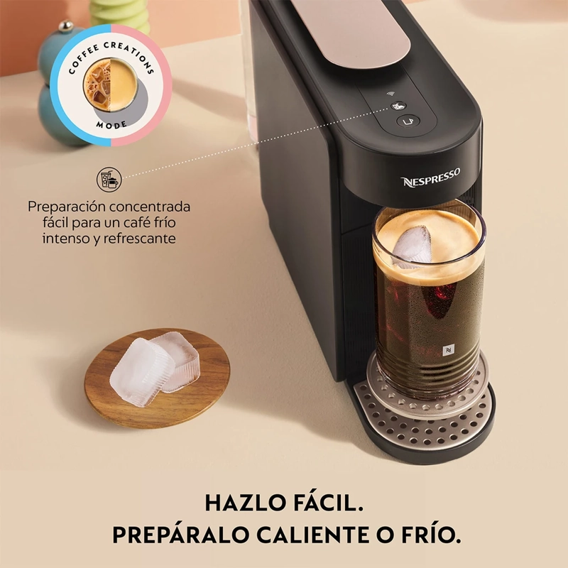 CAFETERA NESPRESSO CÁPSULA VERTUO UP BLACK - 7
