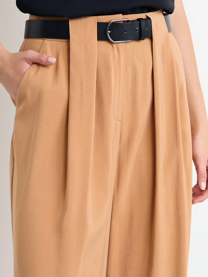 PANTALÓN MUJER IO LISO PIERNA ANCHA - 4