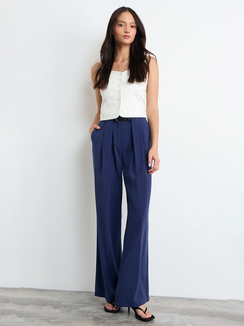 PANTALÓN MUJER IO BAGGY CINTURÓN