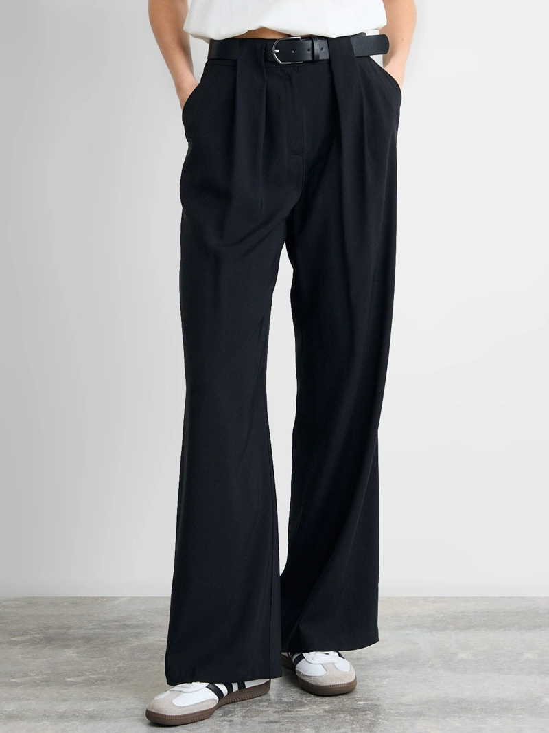 PANTALÓN MUJER IO LISO PIERNA ANCHA - 2