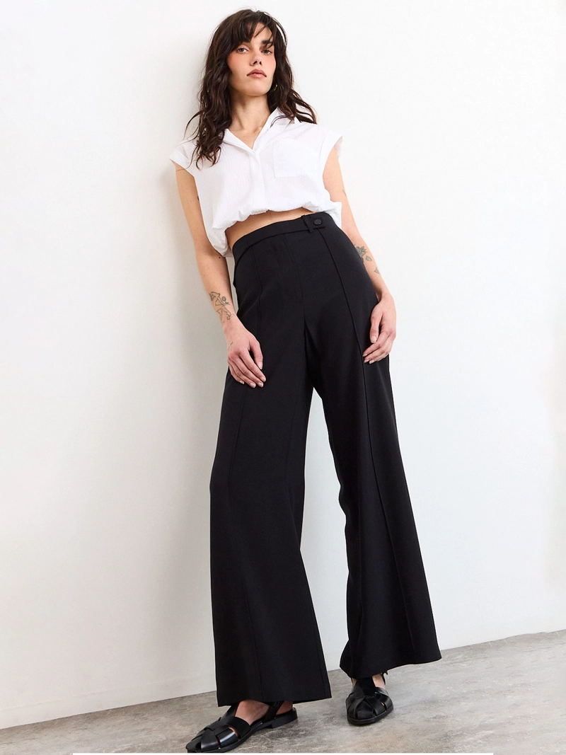 PANTALÓN MUJER IO PRETINA ELASTICADA