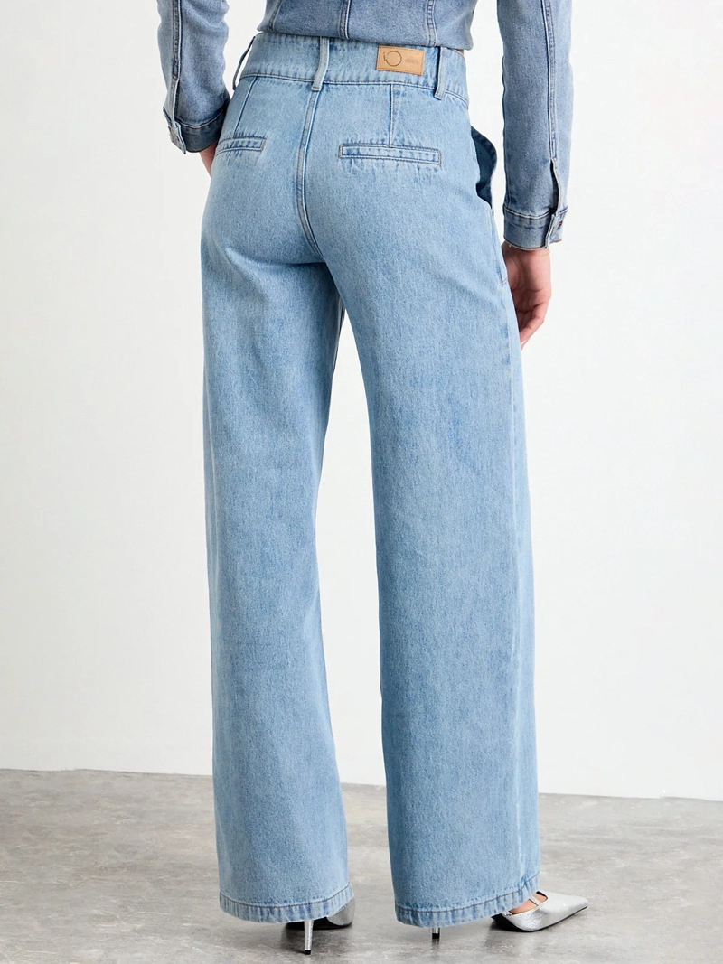 JEANS MUJER IO ALGODÓN WIDE LEG - 3