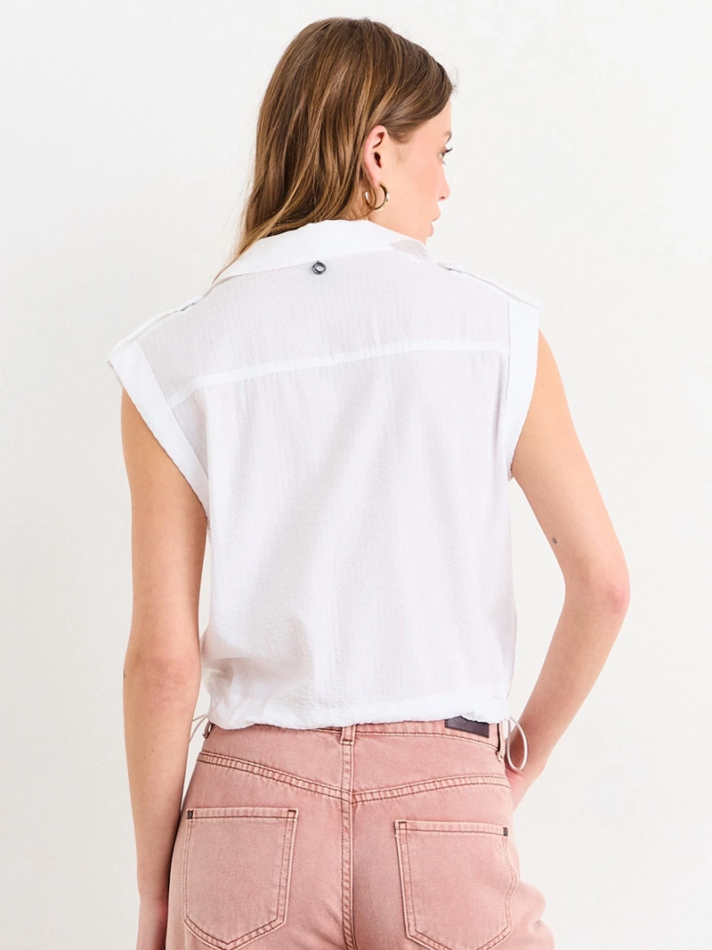 BLUSA MUJER IO ALGODÓN LISA - 2
