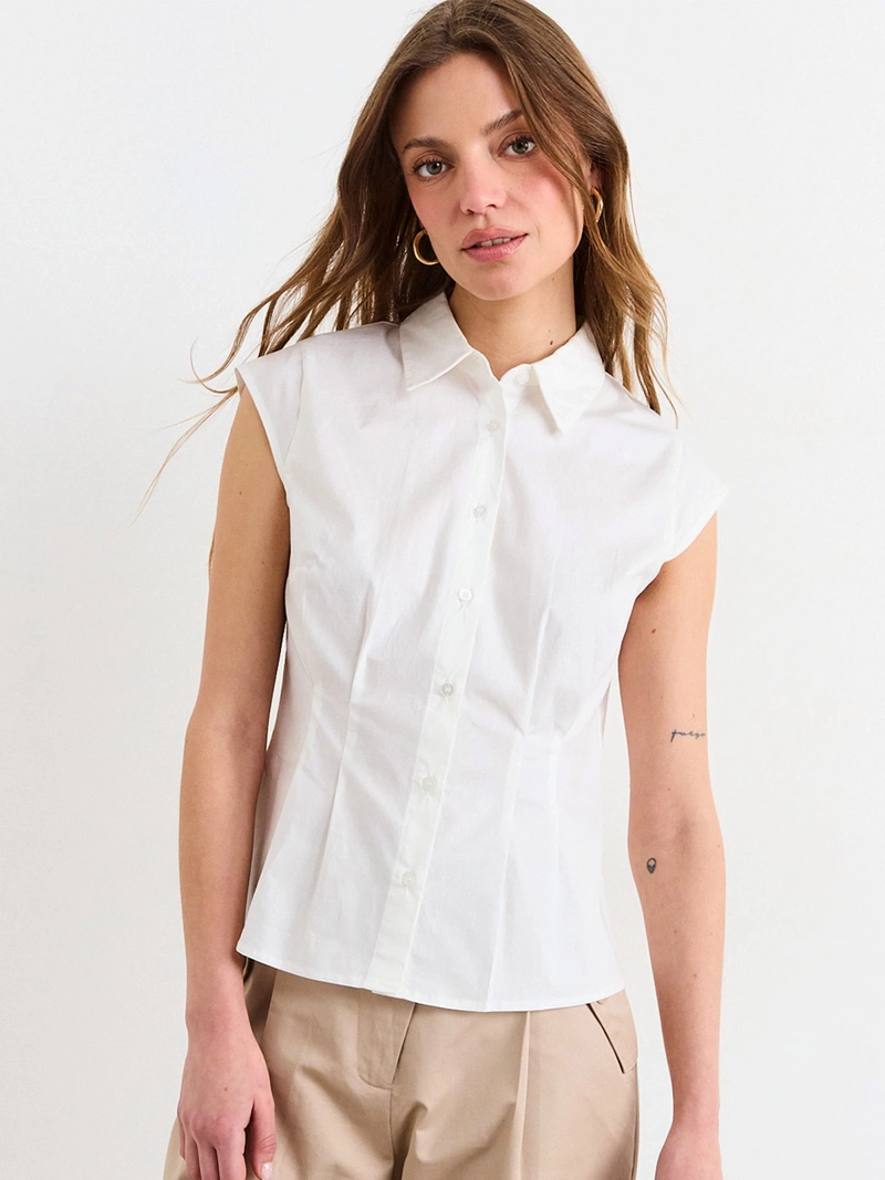 BLUSA MUJER IO CAMISERA POPELINA - 1