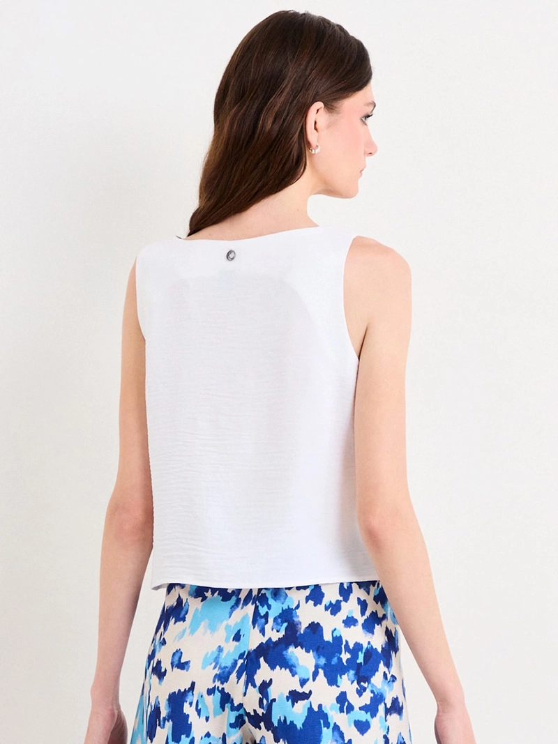 BLUSA MUJER IO SIN MANGAS - 2