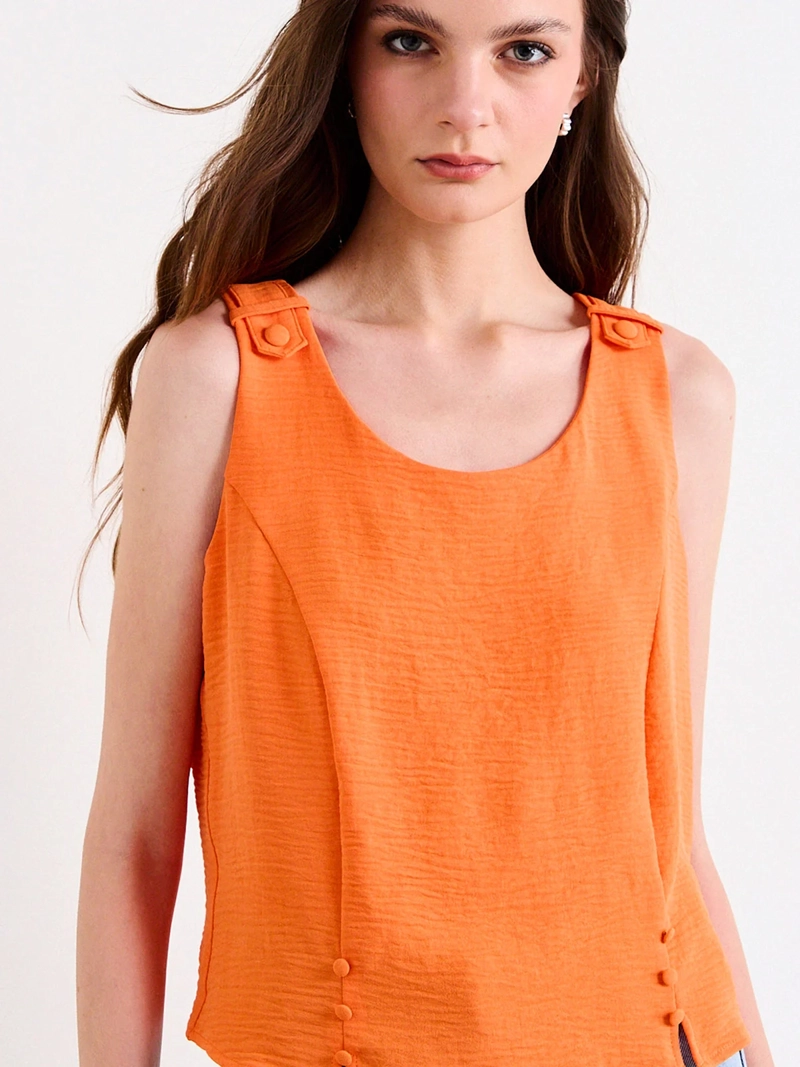 BLUSA MUJER IO SIN MANGAS - 5