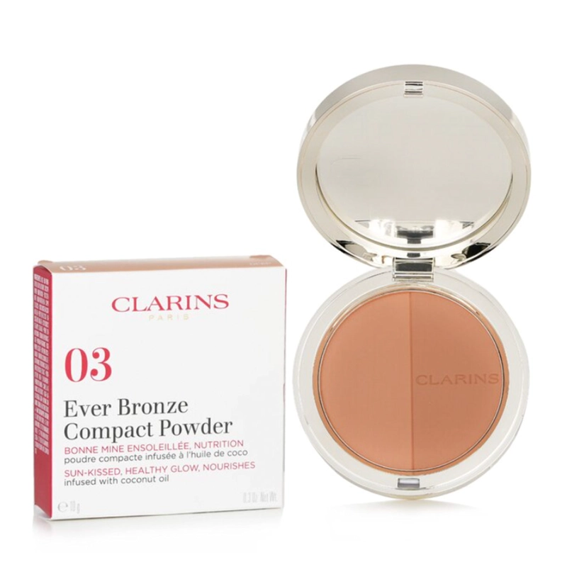 BRONCEADOR CLARINS EVER BRONZE COMPACT DEEP 10GR - 3