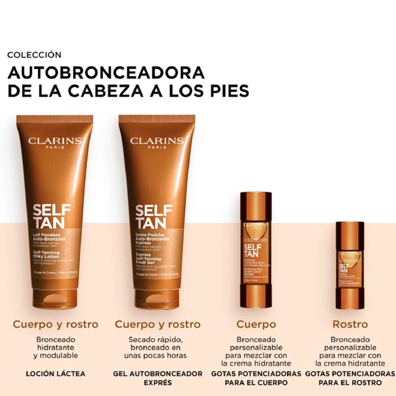 AUTOBRONCEADOR CLARINS SELF TANNING INSTANT GEL 125ML - 5