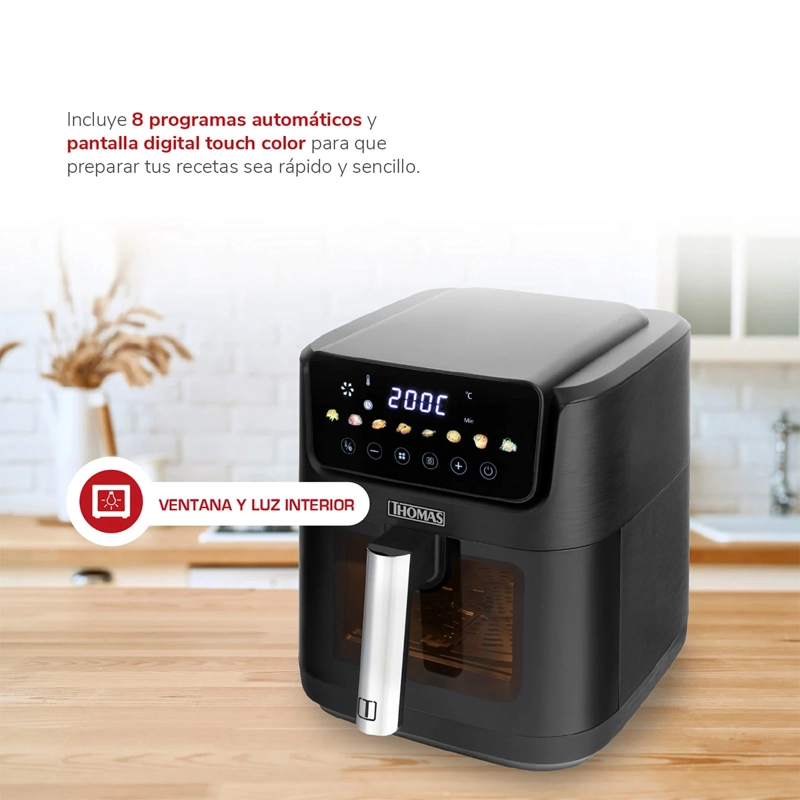FREIDORA THOMAS 6.5L SINGLEBLACK TH-AF60DNV - 5