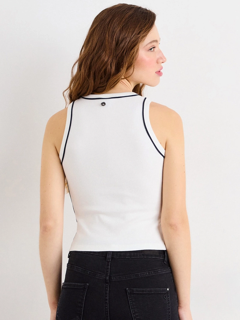 POLERA MUJER IO ALGODÓN BÁSICA CONTRATONO - 2