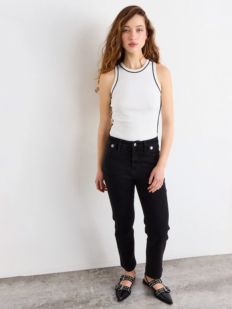 POLERA MUJER IO ALGODÓN BÁSICA CONTRATONO - 4