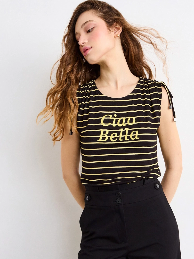 POLERA MUJER IO RECOGIDO Y PABILOS - 2