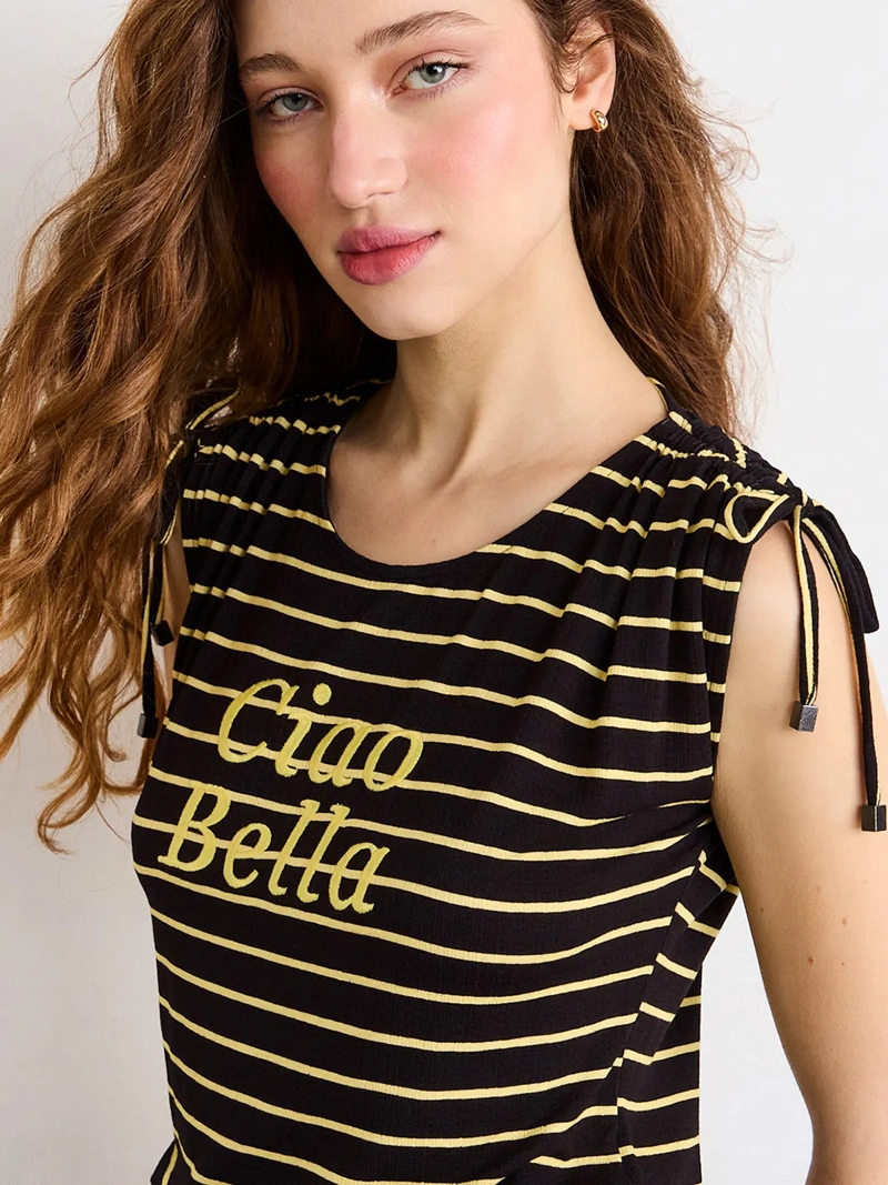 POLERA MUJER IO RECOGIDO Y PABILOS - 4