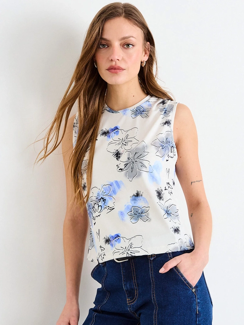 POLERA MUJER IO PRINT