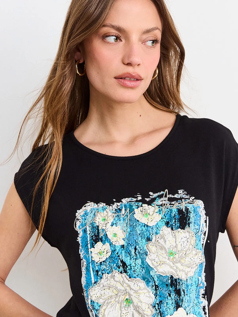 POLERA MUJER IO ESTAMPADA - 3